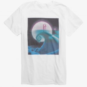 The Nightmare Before Christmas Spiral Hill Glitch T-Shirt (BSM)