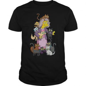 The Simpsons Crazy Cat Lady T Shirt (BSM)