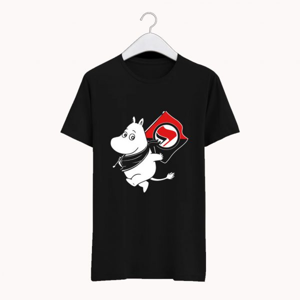 Antifa Moomin Anti-Fascist T-Shirt (BSM)