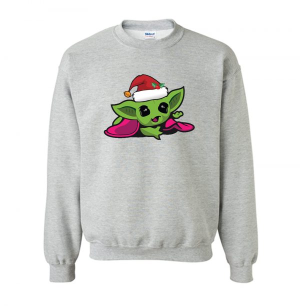 Baby Yoda christmas Cricut Sweatshirt (BSM)
