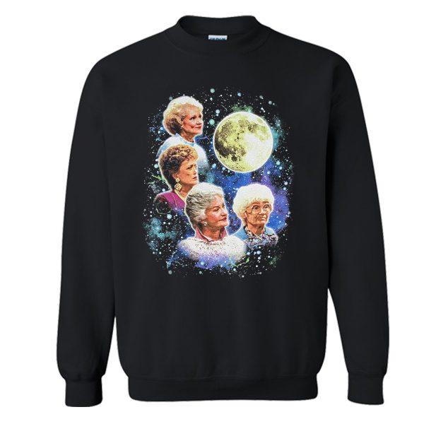 Bioworld The Golden Girls Women’s Four Golden Girls Moon Sweatshirt (BSM)