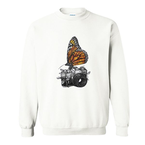 Butterfly And Camera Sweatshirt (BSM)