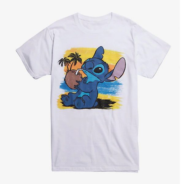 Disney Lilo & Stitch Coconut Beach T-Shirt (BSM)