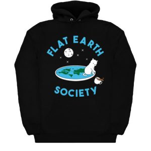 Flat Earth cat Hoodie (BSM)