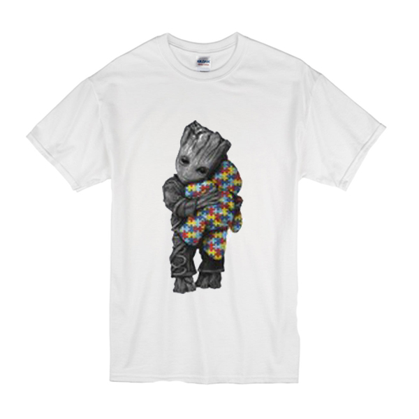 Groot Hug Autism Teddy Bear T Shirt (BSM)