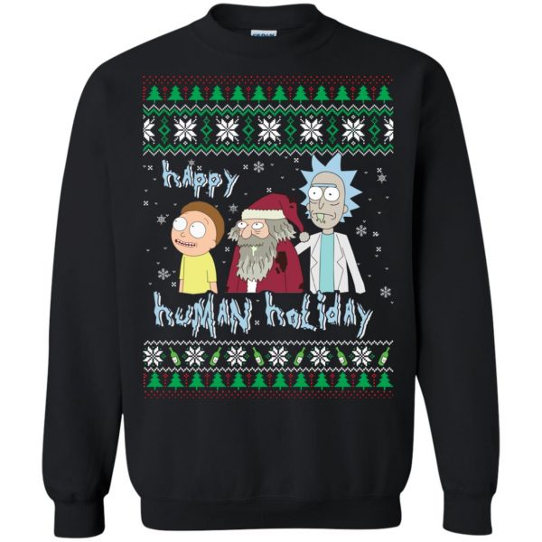 Happy Human Holiday Christmas Sweatshirt (BSM)