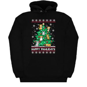 Happy pawlidays ugly christmas Hoodie (BSM)