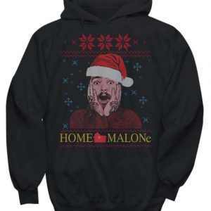 Home Malone ugly Christmas Hoodie (BSM)