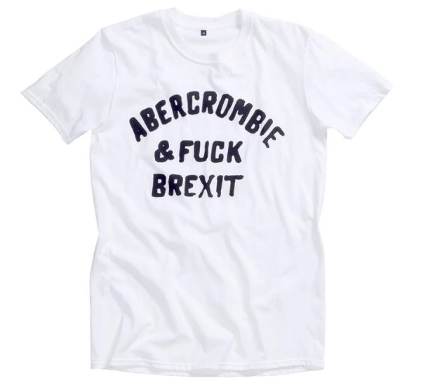 Jeremy Deller. Abercrombie & Fuck Brexit T Shirt (BSM)