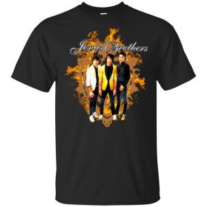 Jonas Brothers 2008 Tour Burnin’ Up T-Shirt (BSM)