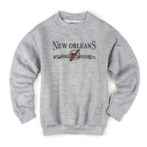 New Orleans Laissez Le Bon Temps Sweatshirt (BSM)