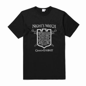 Night Watch Game Of Thrones Quote T Shirt (BSM)