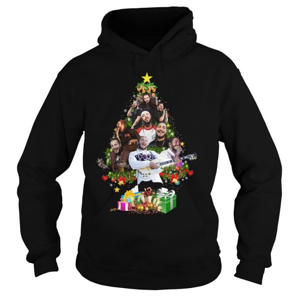 Post Malone Christmas Tree Hoodie (BSM)