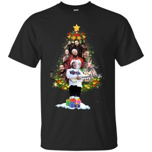 Post Malone Christmas Tree T shirt (BSM)
