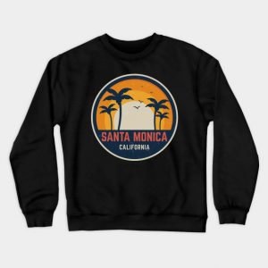 Santa Monica California Crewneck Sweatshirt (BSM)