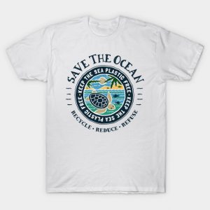 Save The Ocean Keep the Sea Plastic Free T-Shirt (BSM)