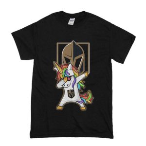 Unicorn Dabbing Vegas Golden Knights T Shirt (BSM)