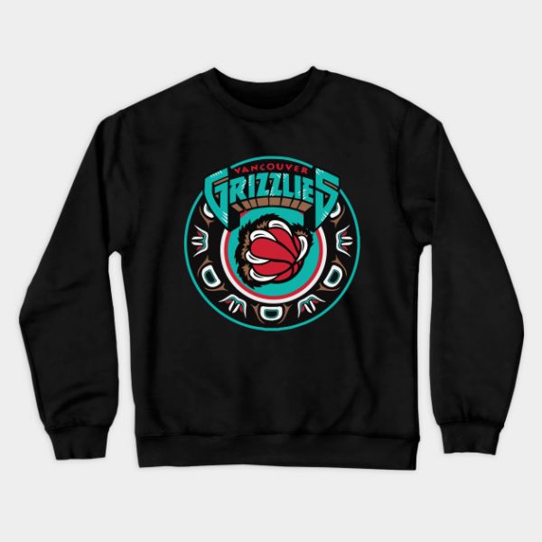 Vancouver Grizzlies Retro Crewneck Sweatshirt (BSM)