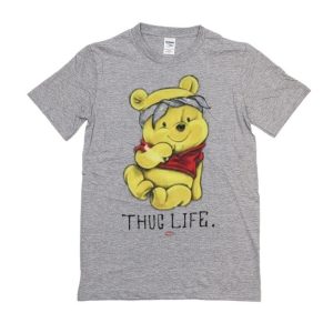 Winnie The Pooh Thug Life T Shirt (BSM)