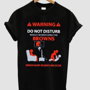 warning do not disturb T shirt (BSM)