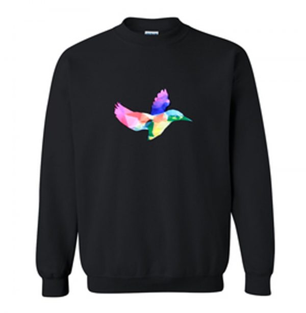 Amazingphil Geometric Rainbow Hummingbird Sweatshirt (BSM)