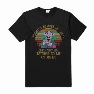 Count Von Count Today’s Number Is Zero T-Shirt (BSM)