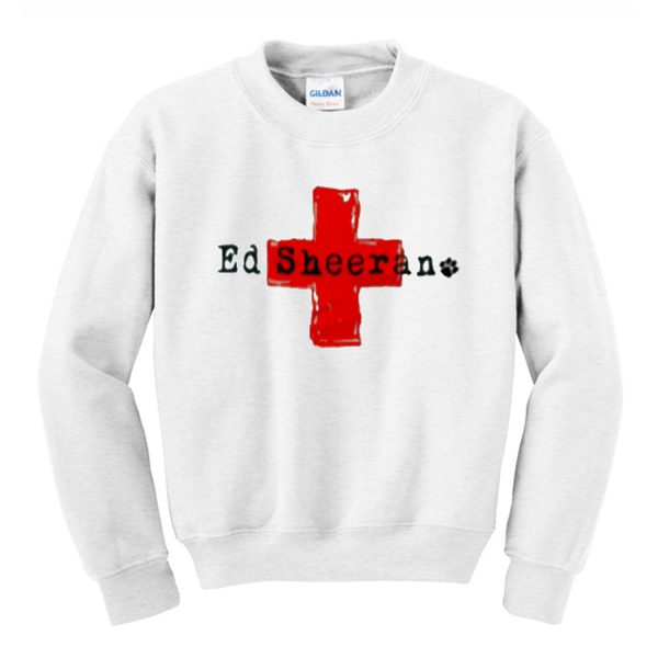 Ed Sheeran Red Cross Sweatshirt (BSM)