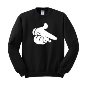 Mickey Mouse Hand Gun Sweatshirt (BSM)