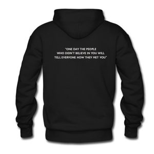 One Day the People Hoodie Back (BSM)