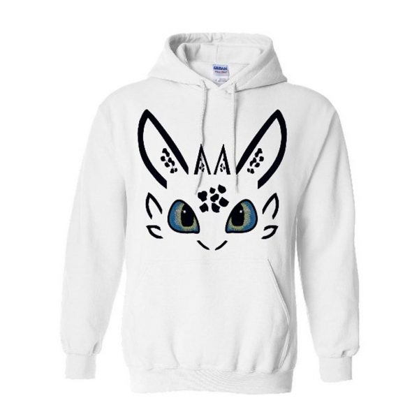 Toothless Dragon White Hoodie (BSM)