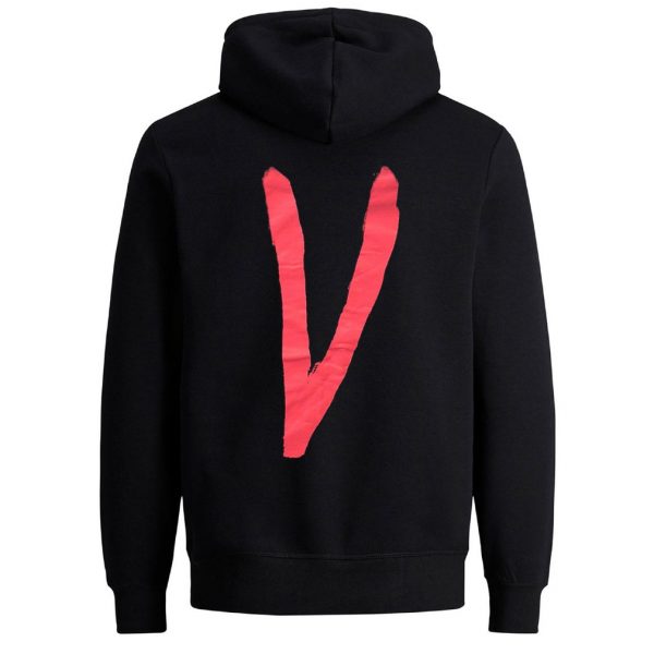 Vlone ‘Lone Love’ NYC Red on Hoodie Back (BSM)