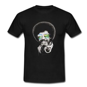 Bob Ross Artist Headphones Joy Of Painting T-Shirt (BSM)