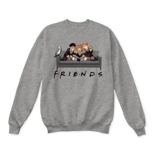 Friends-Harry Potter Patronus Daniel Radcliffe Emma Watson Daniel Radcliffe Sweatshirt (BSM)