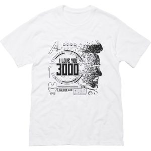 I Love You 3000 Iron Man T-Shirt (BSM)