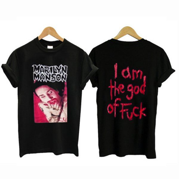 Marilyn Manson I am The God of Fuck T-Shirt (BSM)
