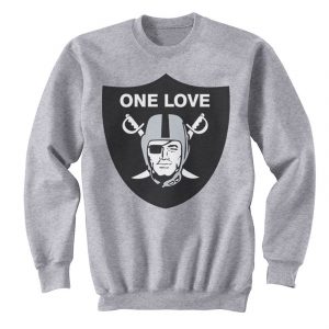 One Love Oakland Raiders Sweatshirt (BSM)