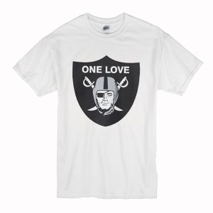 One Love Oakland Raiders T Shirt (BSM)