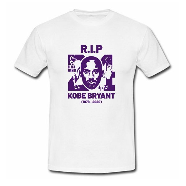 RIP Kobe Bryant Black Mamba 1978 2020 T-Shirt (BSM)