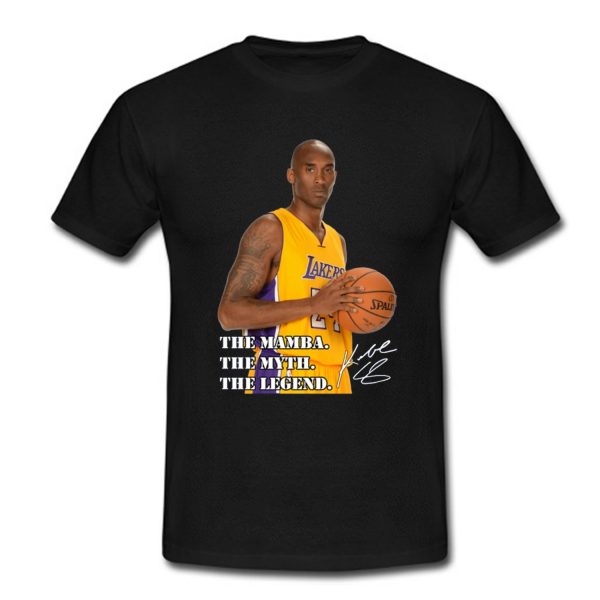 Rip Kobe Bryant The Mamba The Myth The Legend T-Shirt (BSM)