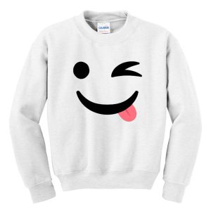 Silly Wink Emoji Sweatshirt (BSM)
