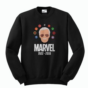 Stan Lee Marvel RIP 1922-2018 Sweatshirt (BSM)
