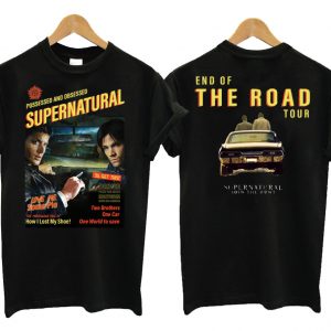 Supernatural End of the Road Black T Shirt (BSM)