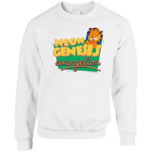 Neon Genesis Evangelion Garfield Parody Sweatshirt (BSM)