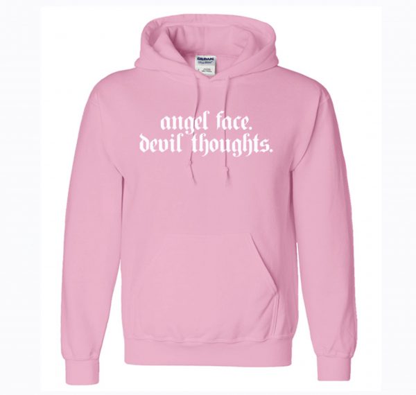 Angel Face Devil Thoughts Hoodie (BSM)