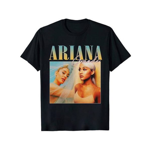 Ariana Grande 90s Vintage Black T-Shirt (BSM)