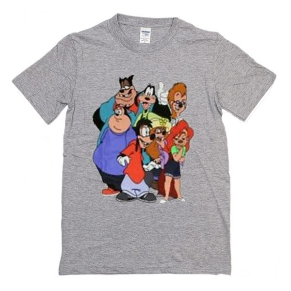 Details about Disney A Goofy Movie 90's Retro Gray T-Shirt (BSM)