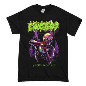 EXODUS – BLOOD IN, BLOOD OUT T Shirt (BSM)