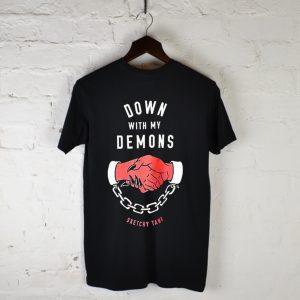 Lurking Class By Sketchy Tank Redrum Down With My Demons T Shirt (BSM)