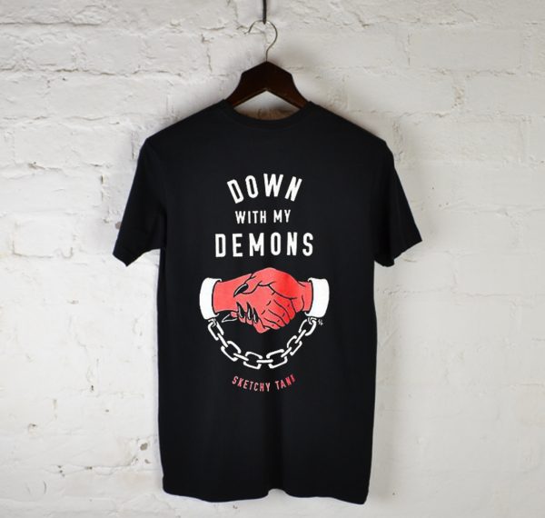 Lurking Class By Sketchy Tank Redrum Down With My Demons T Shirt (BSM)