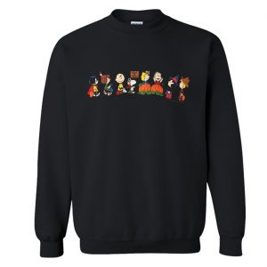 Peanuts Trick or Treat Snoopy Charlie Brown Halloween Sweatshirt (BSM)